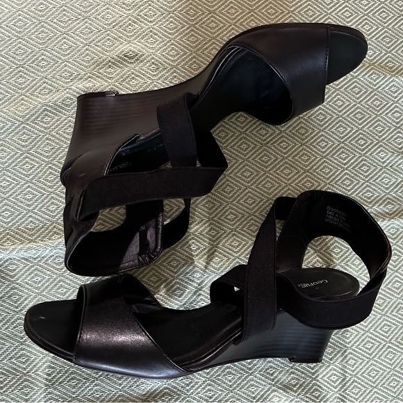 George wedge open toe Sandals - Picture 2 of 4